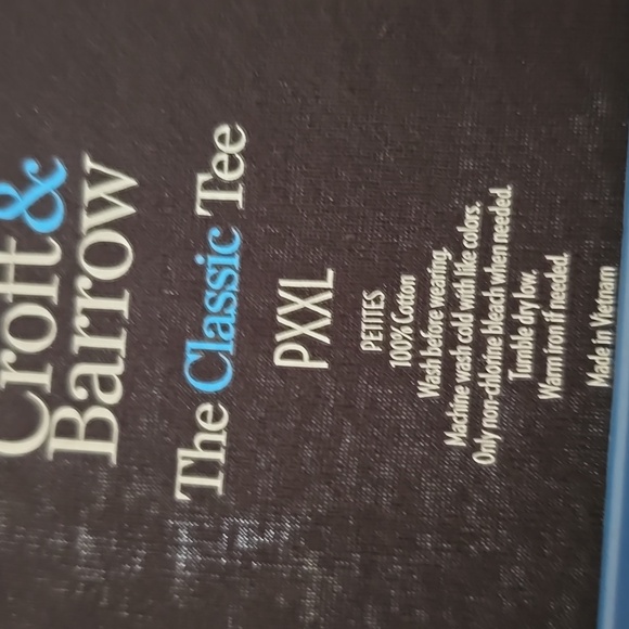 CROFT AND BARROW WOMEN'S PLUS PETITE BLACK LONG SLEEVES TEE-SHIRT SIZE PXXL - Picture 4 of 10